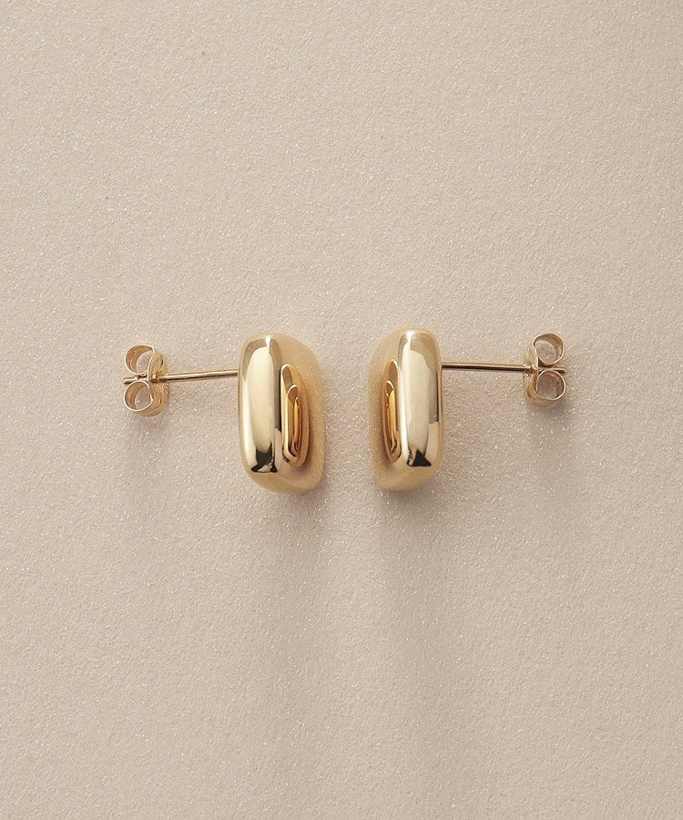 ココシュニック COCOSHNIK K10中空クッションシェイプ スタッドピアス大 （クリスタル/透明(100)） クリスタル/透明(100)