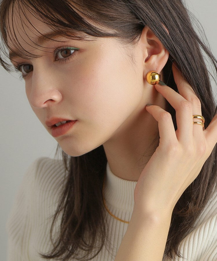 ココシュニック オンキッチュ COCOSHNIK ONKITSCH シルバー ハギーピアス ボールL GP （ゴールド(600)） ゴールド(600)