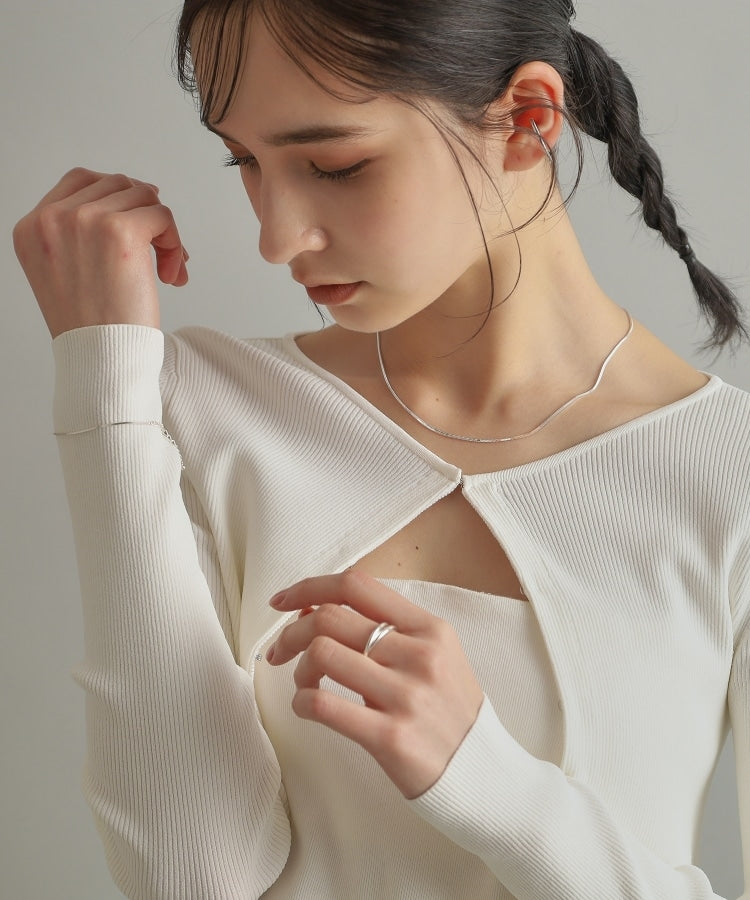 ココシュニック オンキッチュ COCOSHNIK ONKITSCH シルバー デザインチェーン コンパクトブレスレット （シルバー(600)） シルバー(600)