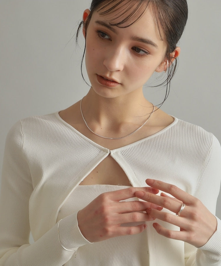 ココシュニック オンキッチュ COCOSHNIK ONKITSCH シルバー デザインチェーン コンパクトブレスレット （シルバー(600)） シルバー(600)