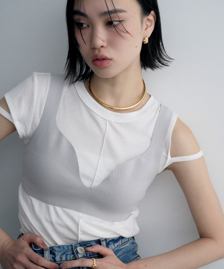 ココシュニック オンキッチュ COCOSHNIK ONKITSCH シルバー キルトフープピアス GP （クリスタル/透明(600)） クリスタル/透明(600)