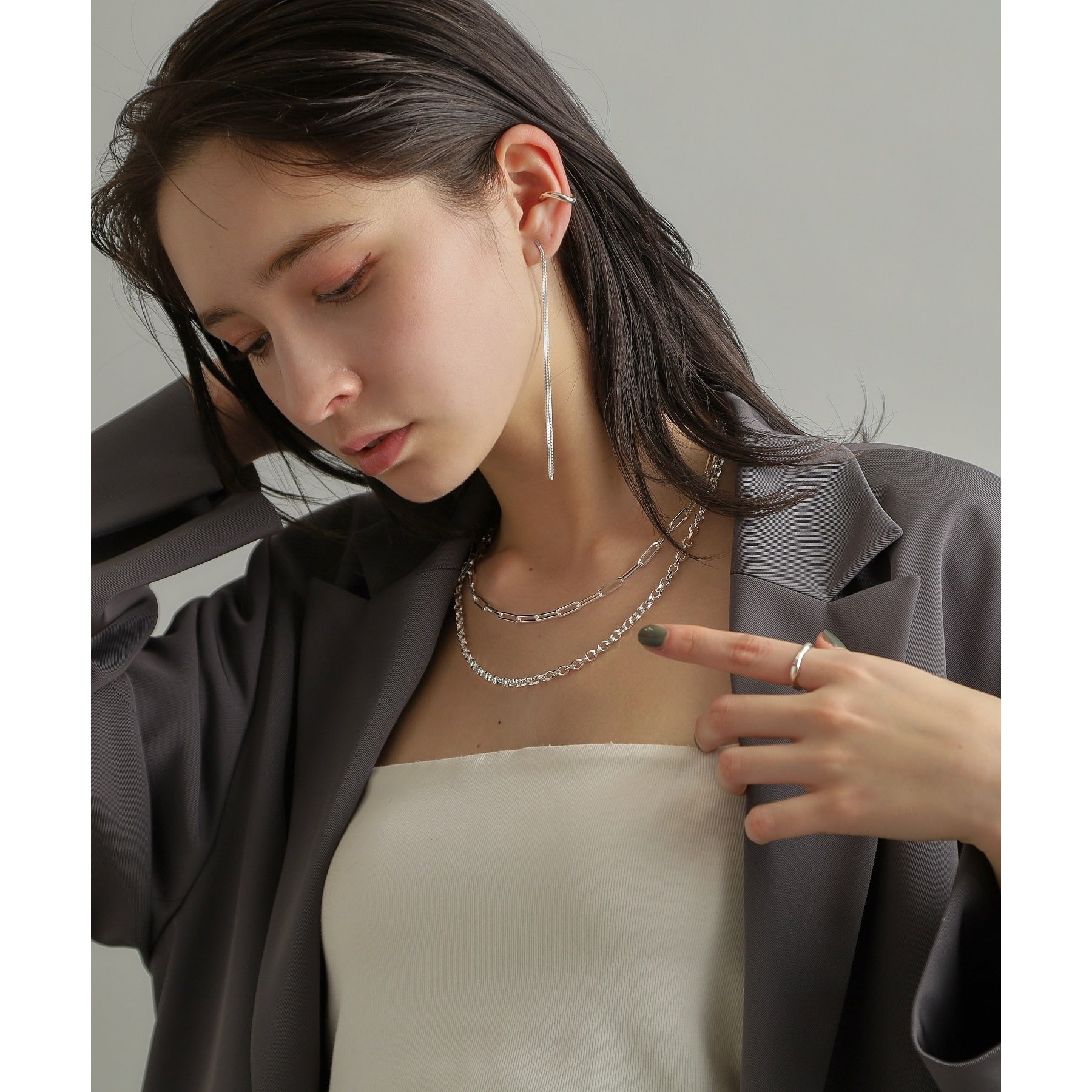 ココシュニック オンキッチュ COCOSHNIK ONKITSCH シルバー ニュアンスリングS