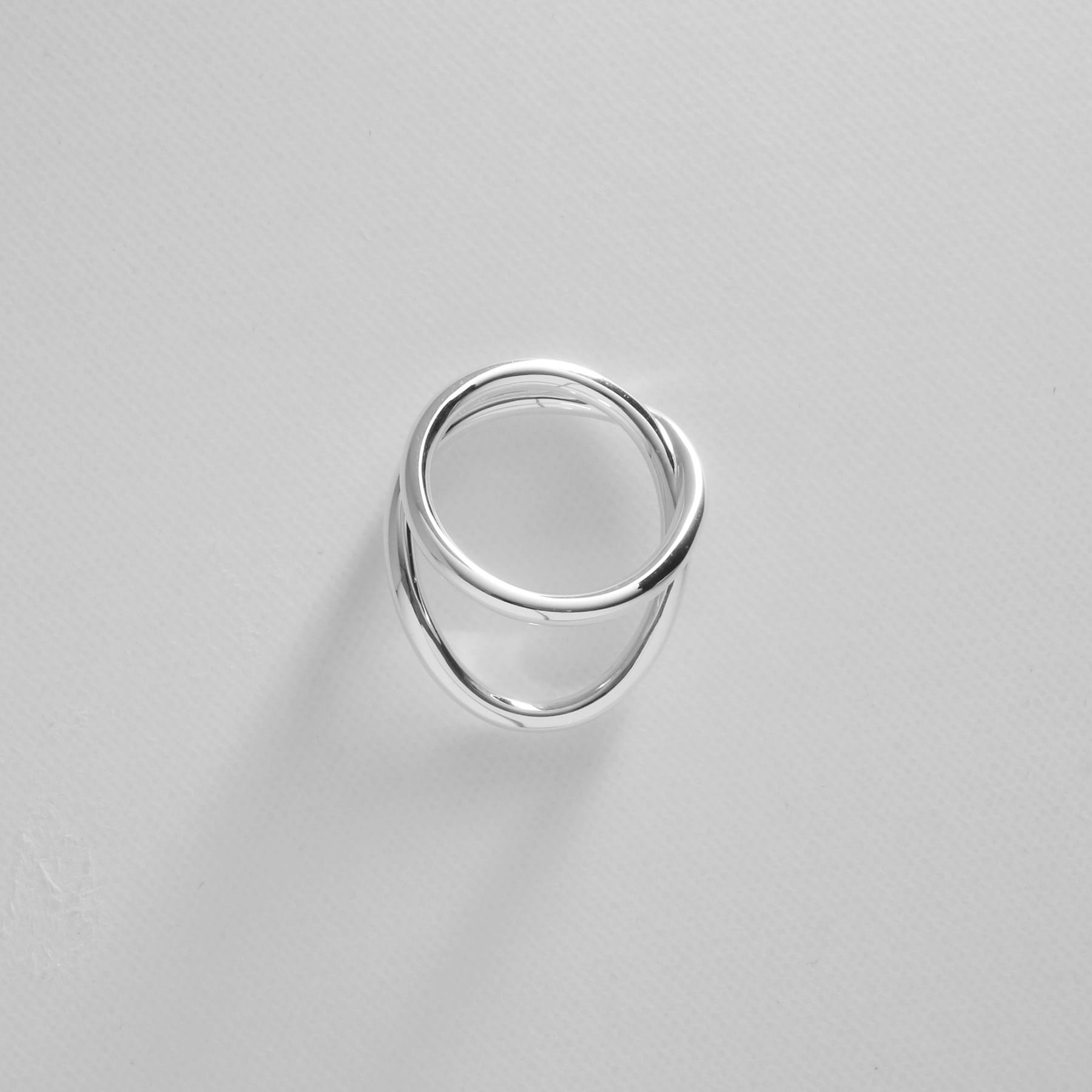 ココシュニック オンキッチュ COCOSHNIK ONKITSCH シルバー ラインリング フロート シルバー(600)