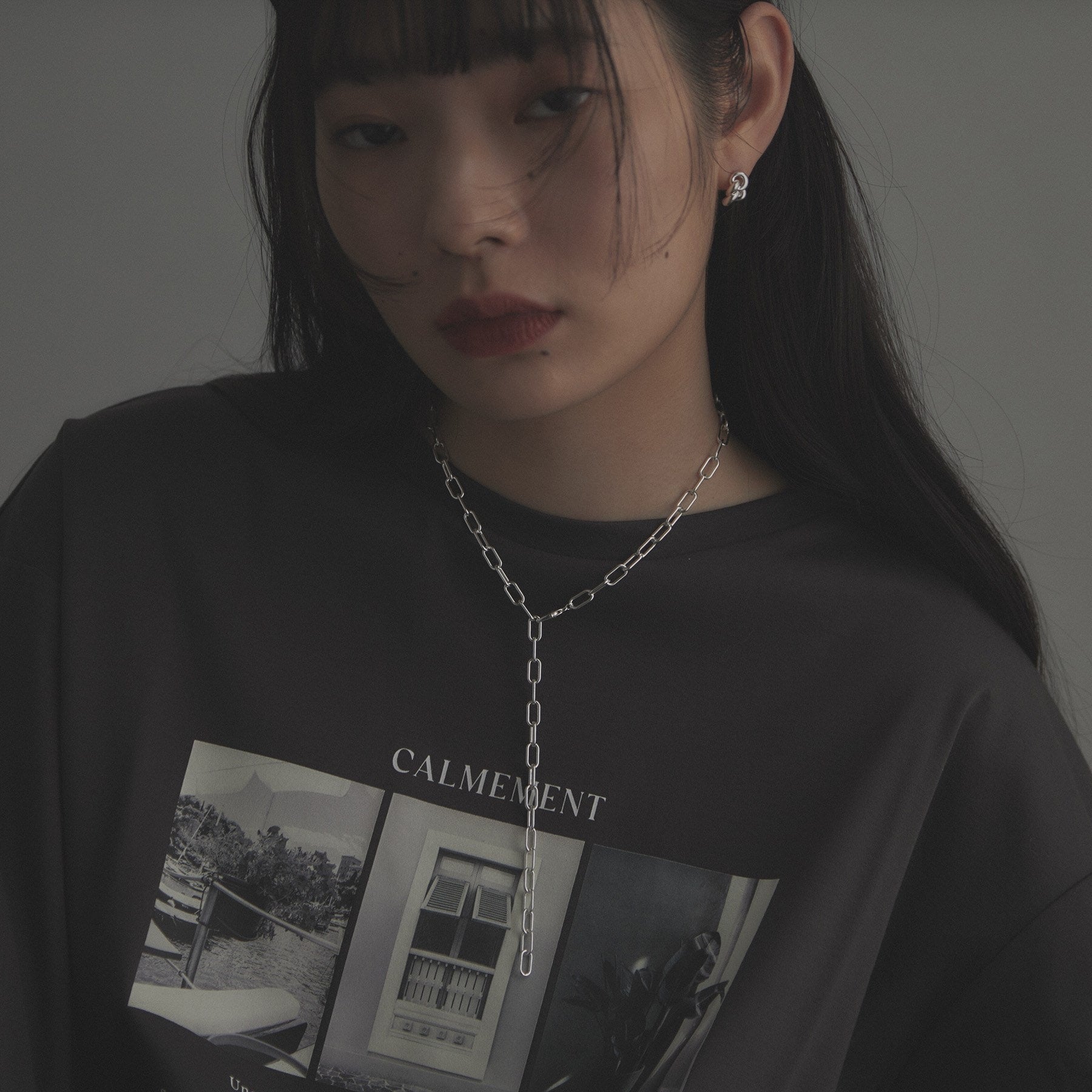 ココシュニック オンキッチュ COCOSHNIK ONKITSCH シルバー リンクチェーン 2WAYネックレス