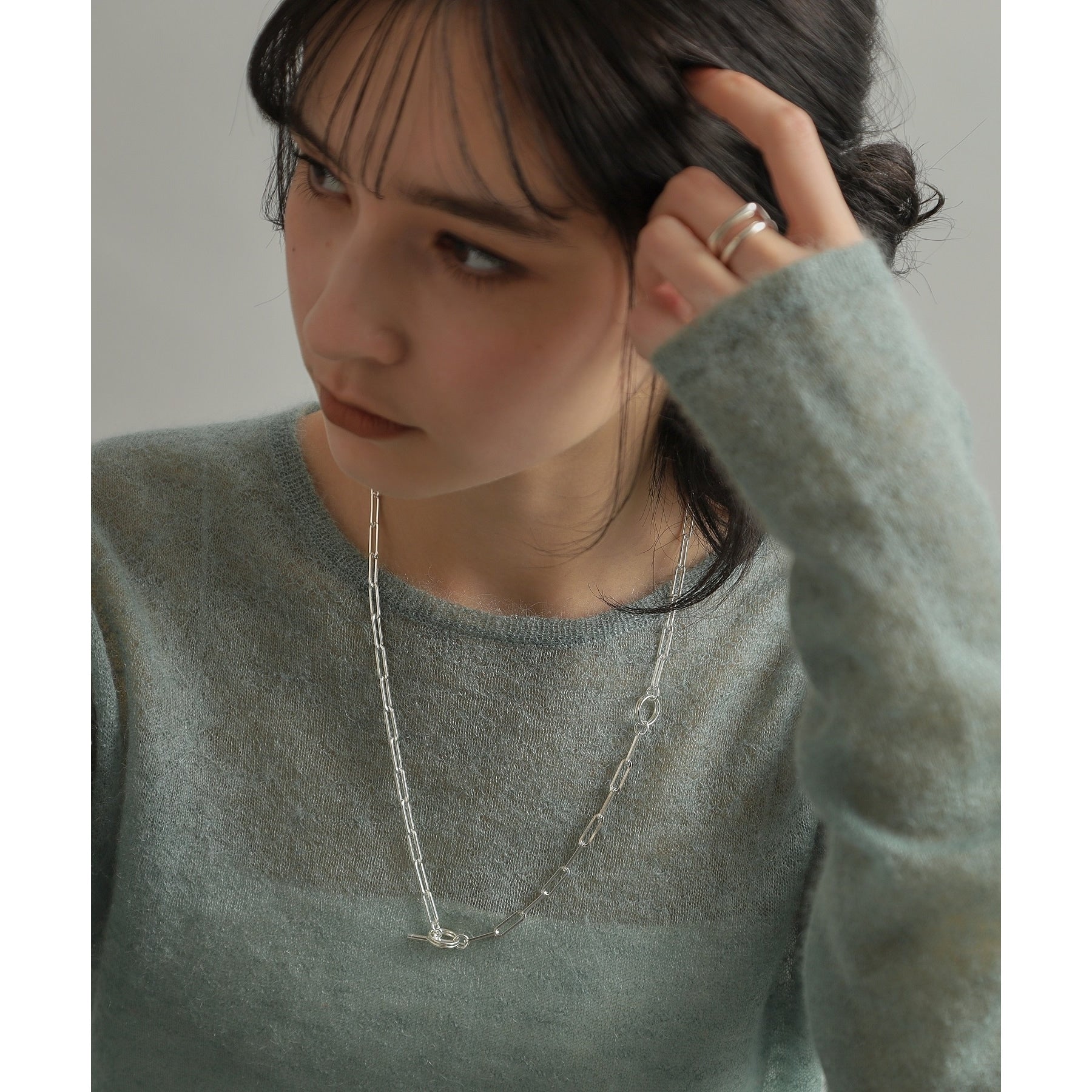 ココシュニック オンキッチュ COCOSHNIK ONKITSCH 【WEB限定】リンクチェーン　2WAYマンテルネックレス