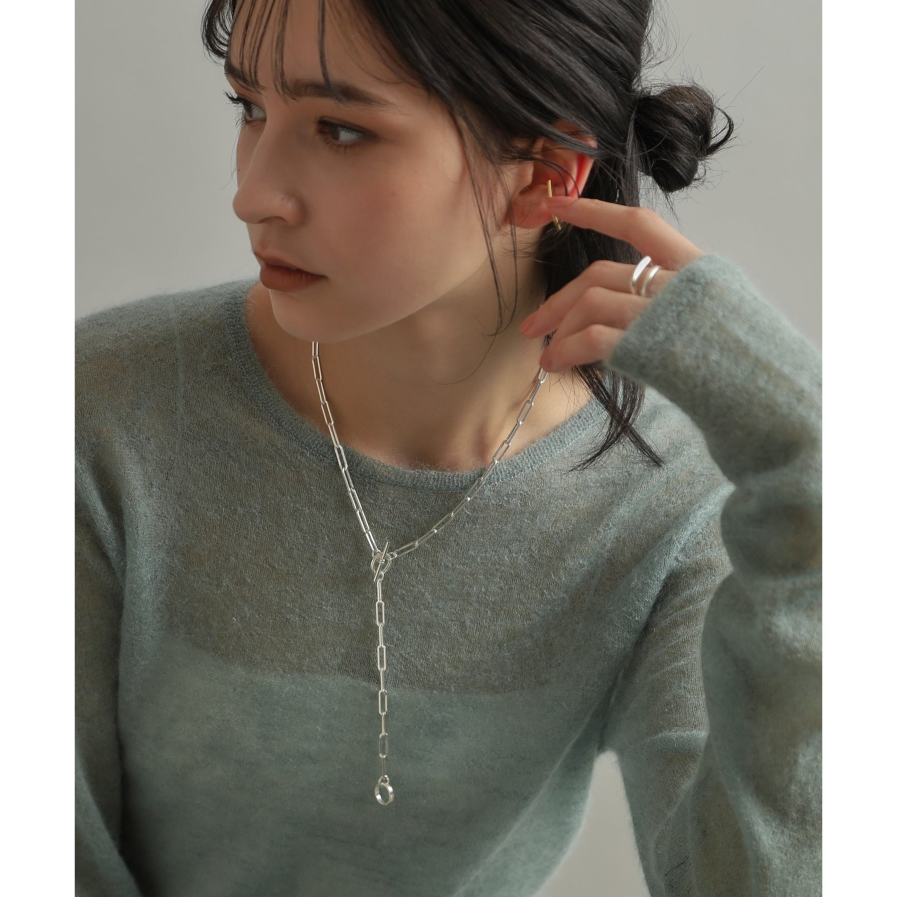 ココシュニック オンキッチュ COCOSHNIK ONKITSCH 【WEB限定】リンクチェーン　2WAYマンテルネックレス