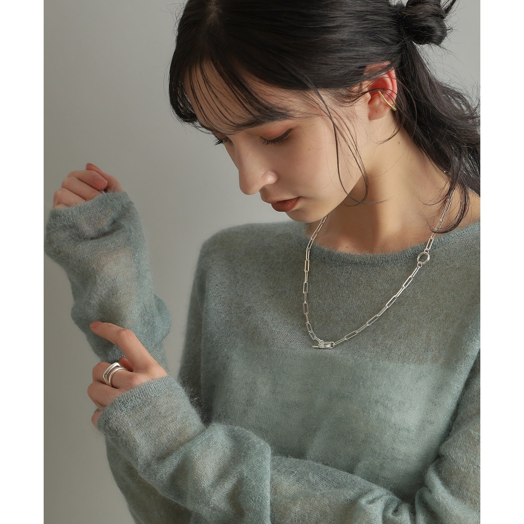 ココシュニック オンキッチュ COCOSHNIK ONKITSCH 【WEB限定】リンクチェーン　2WAYマンテルネックレス