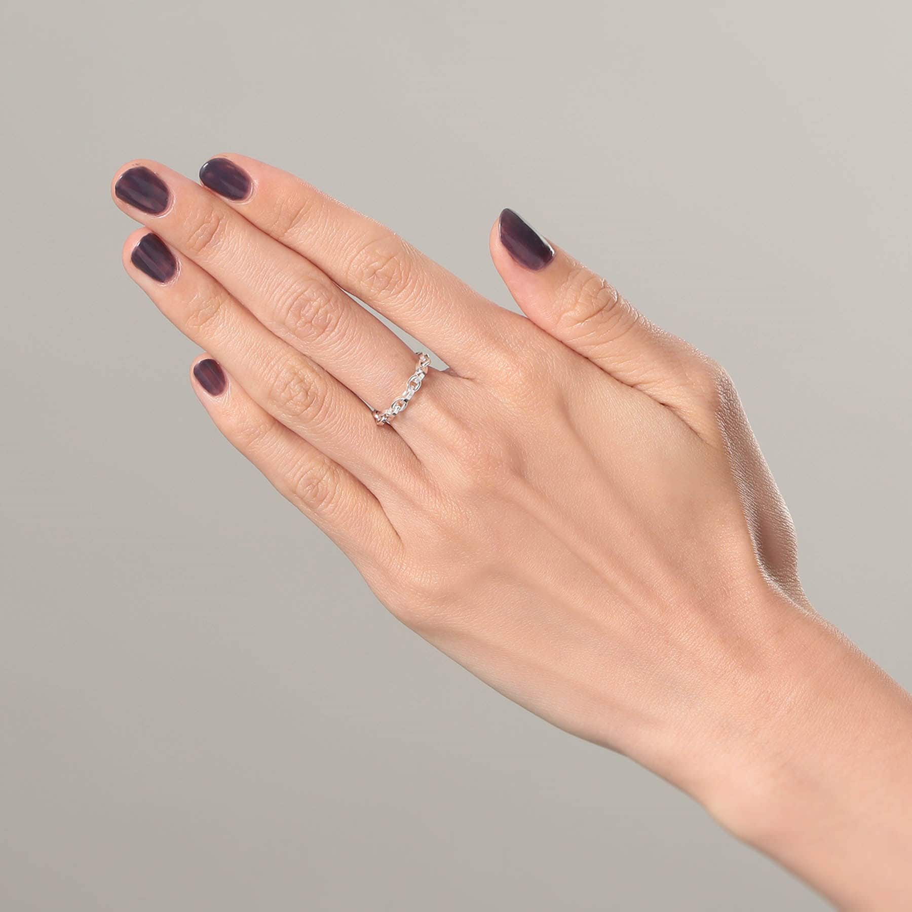 ココシュニック オンキッチュ COCOSHNIK ONKITSCH シルバー チェーンリング グリームチェーン シルバー(600)