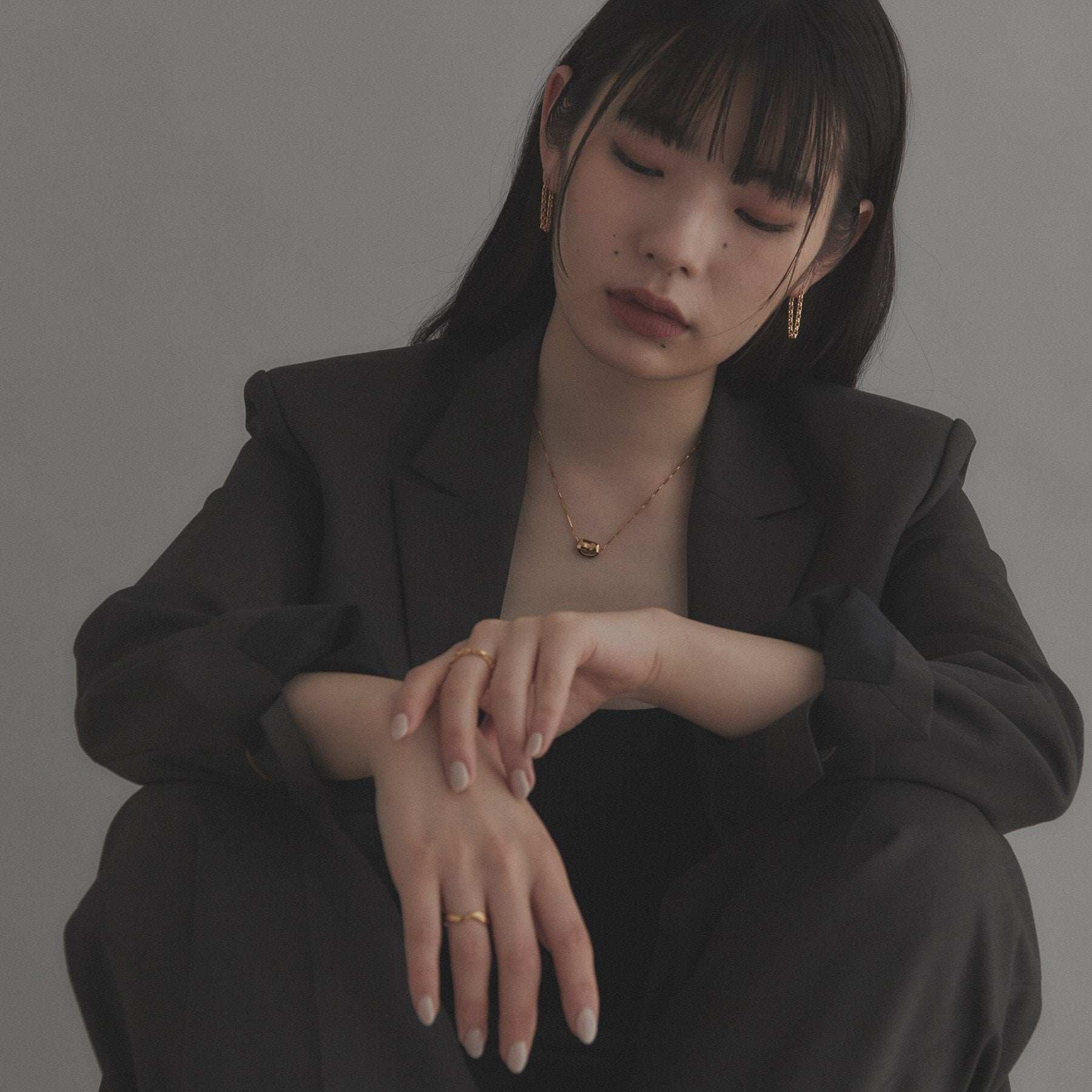 COCOSHNIK ONKITSCH COCOSHNIK ONKITSCH 銀色 細緻戒指 波浪 GP