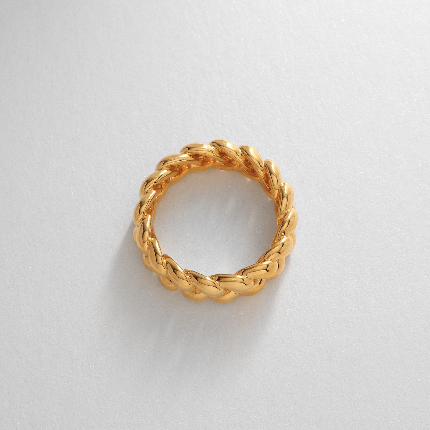 COCOSHNIK ONKITSCH COCOSHNIK ONKITSCH silver Knitting Motif Eternity Ring S GP