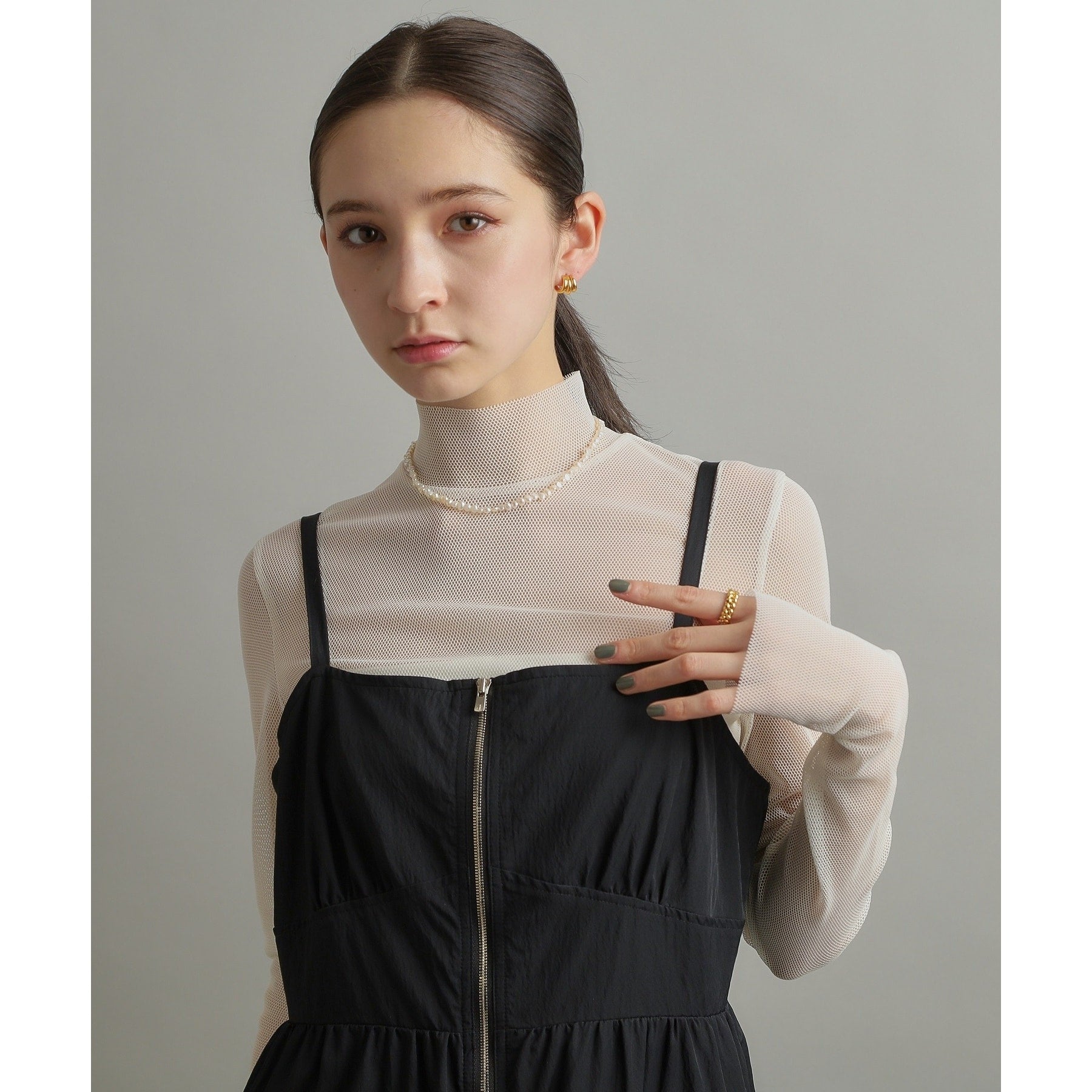 ココシュニック オンキッチュ COCOSHNIK ONKITSCH シルバー ニッティングモチーフ エタニティリングS GP ゴールド(600)