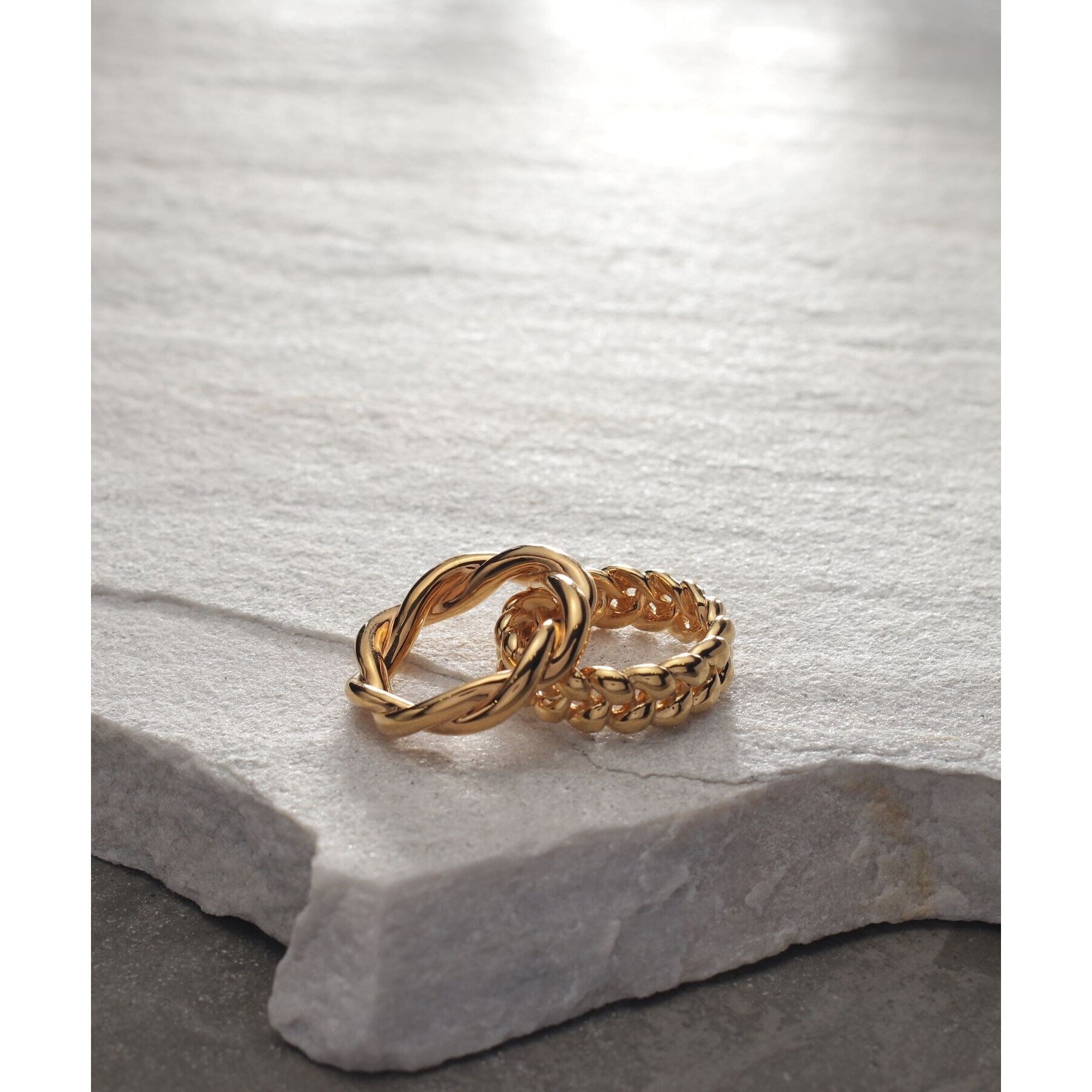 COCOSHNIK ONKITSCH COCOSHNIK ONKITSCH silver Knitting Motif Eternity Ring S GP