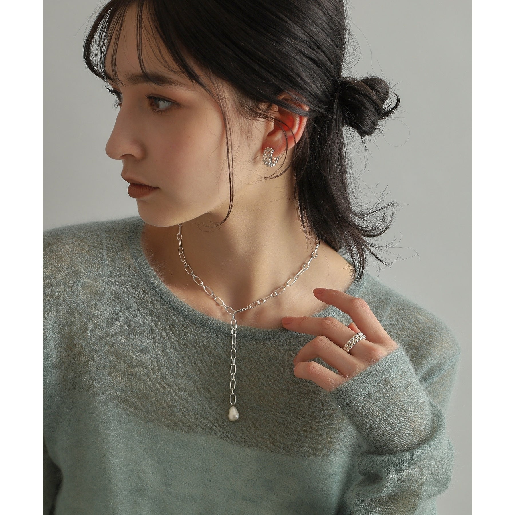 ココシュニック オンキッチュ COCOSHNIK ONKITSCH シルバー スモールフープ ボールメッシュ ピアス （シルバー(600)） シルバー(600)