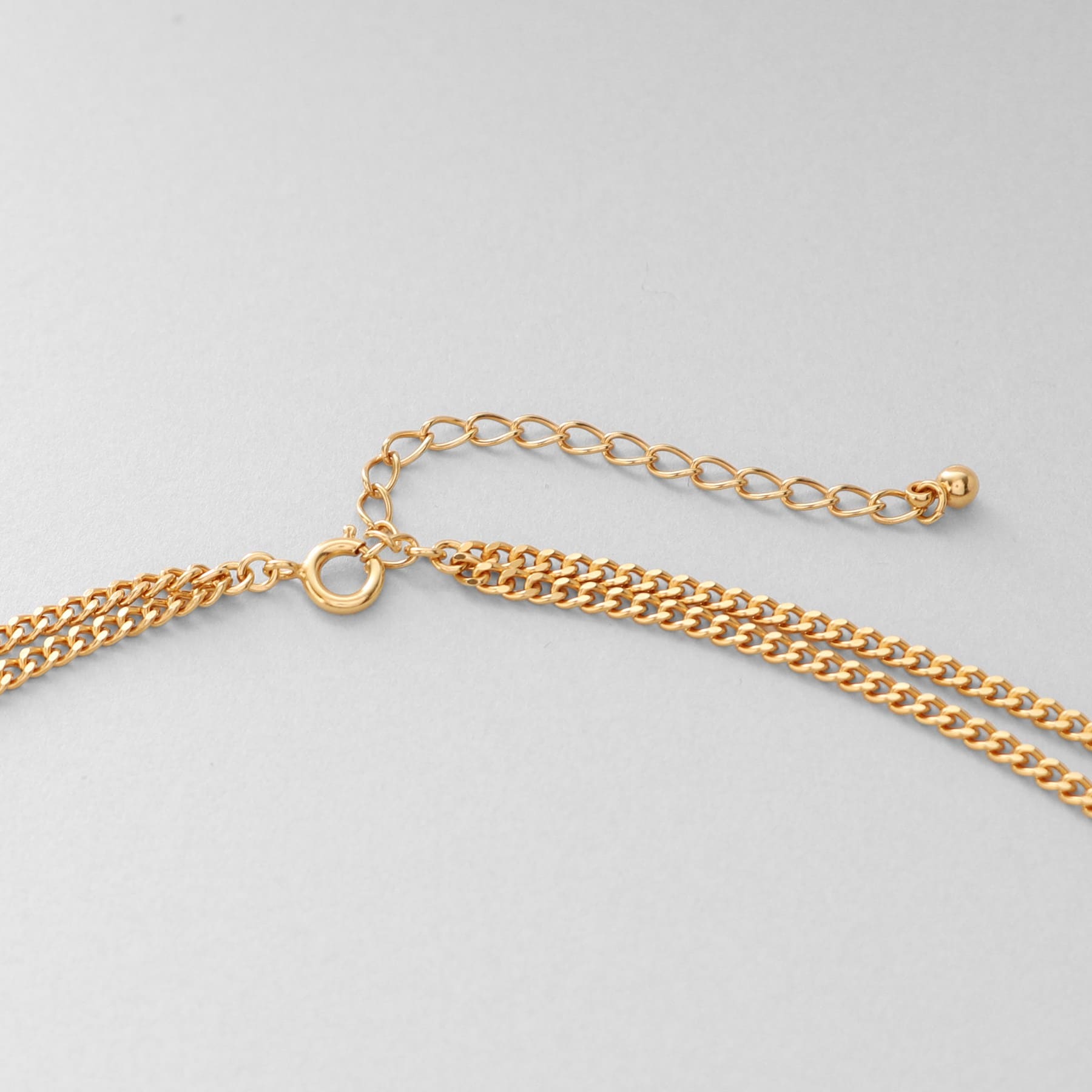 Cocoshnik Onkitsch Silver Curve Chain Bib Necklace GP