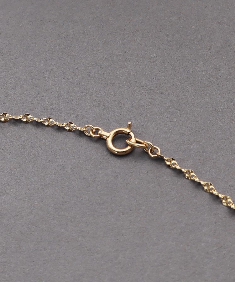 ココシュニック オンキッチュ COCOSHNIK ONKITSCH K10スキニーネックレス モーグルチェーン （イエローゴールド(100)） イエローゴールド(100)