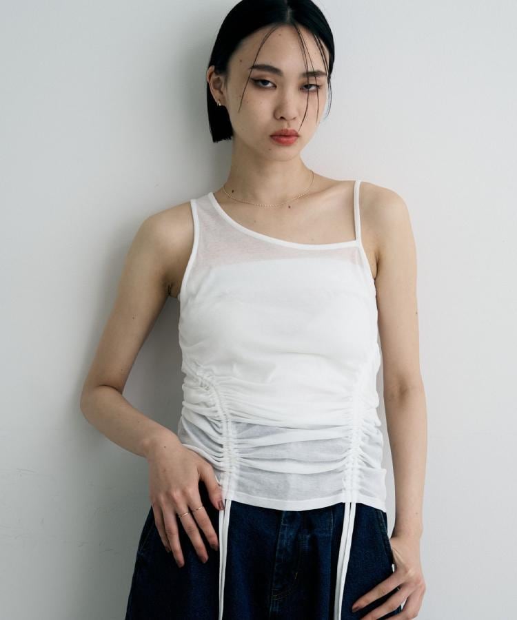 ココシュニック オンキッチュ COCOSHNIK ONKITSCH K10スキニーネックレス モーグルチェーン （イエローゴールド(100)） イエローゴールド(100)