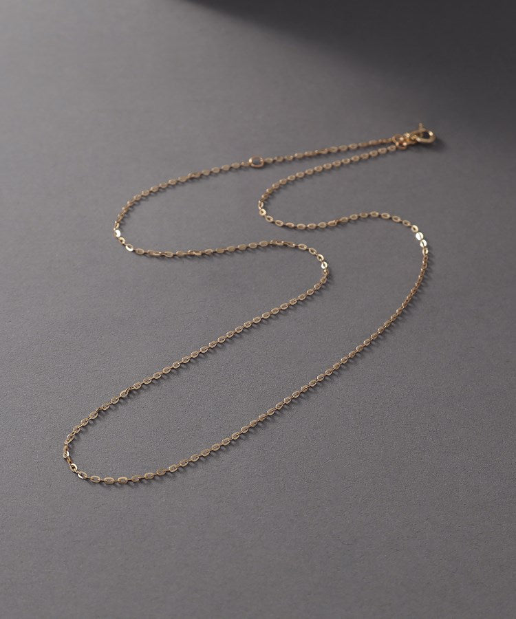 ココシュニック オンキッチュ COCOSHNIK ONKITSCH K10スキニーネックレス フラッシュケーブル （イエローゴールド(100)） イエローゴールド(100)