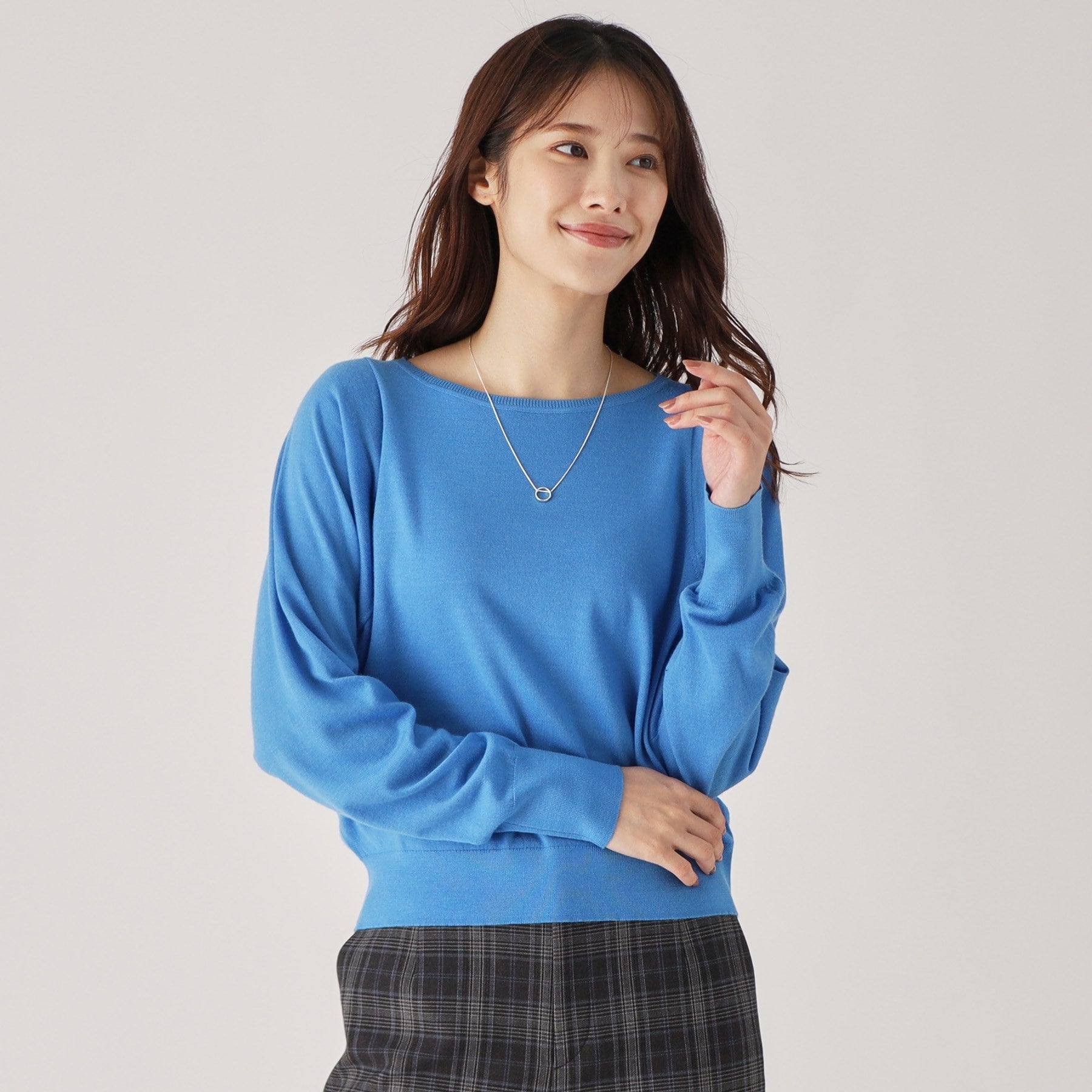 COUP DE CHANCE COUP DE CHANCE 【Cashmere Blend / Smooth and Soft Texture】 A high-gauge knit top that achieves high-quality adult casual style.