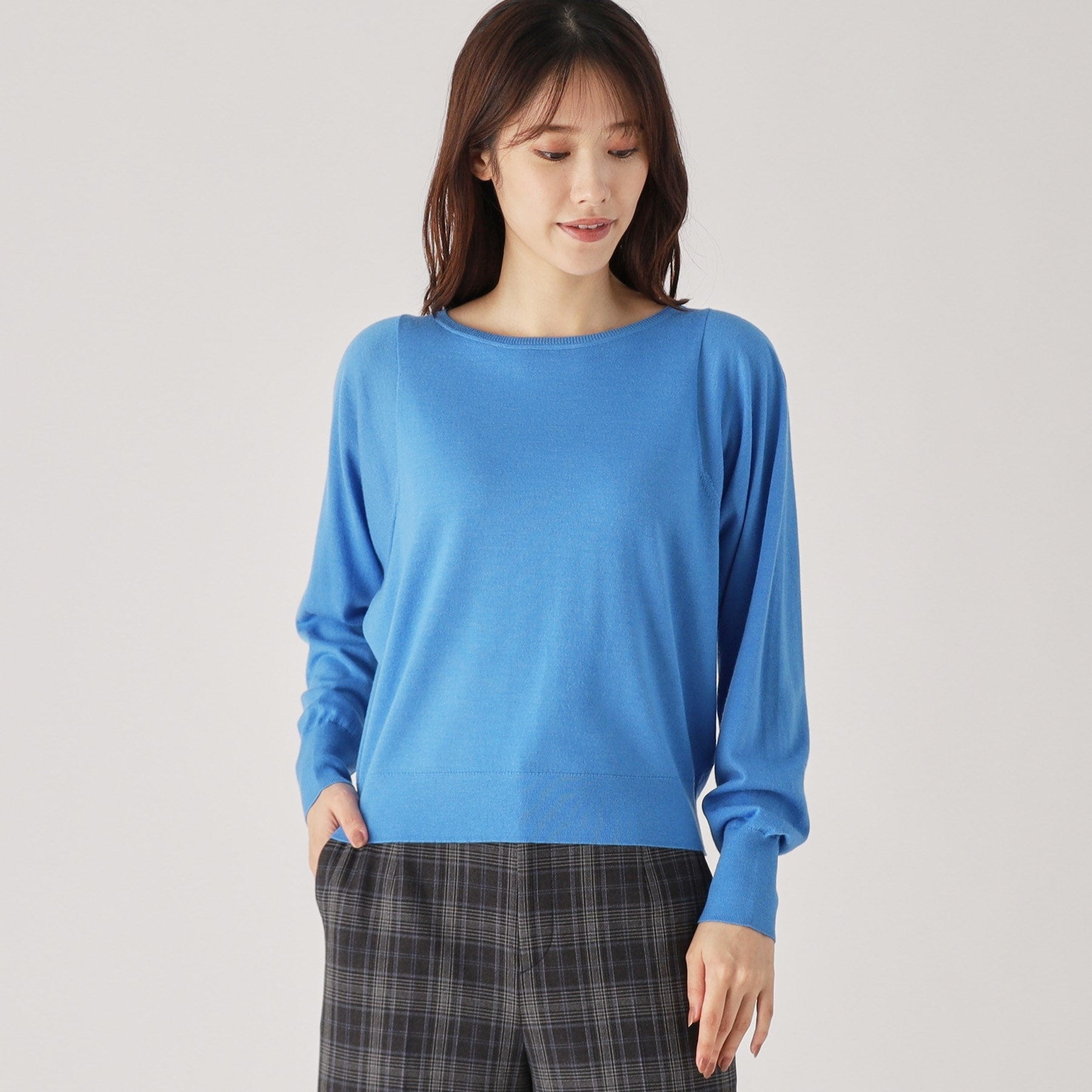 COUP DE CHANCE COUP DE CHANCE 【Cashmere Blend / Smooth and Soft Texture】 A high-gauge knit top that achieves high-quality adult casual style.