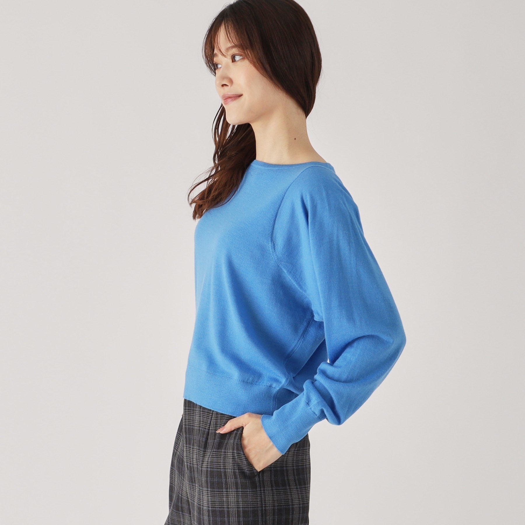 COUP DE CHANCE COUP DE CHANCE 【Cashmere Blend / Smooth and Soft Texture】 A high-gauge knit top that achieves high-quality adult casual style.