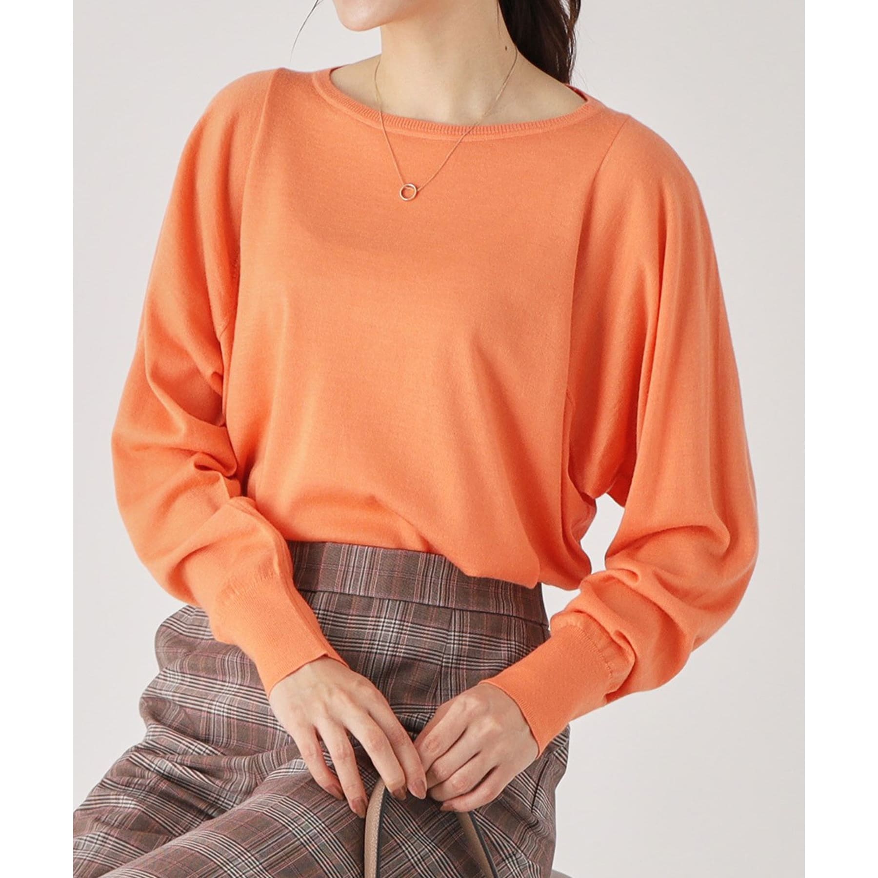 COUP DE CHANCE COUP DE CHANCE 【Cashmere Blend / Smooth and Soft Texture】 A high-gauge knit top that achieves high-quality adult casual style.