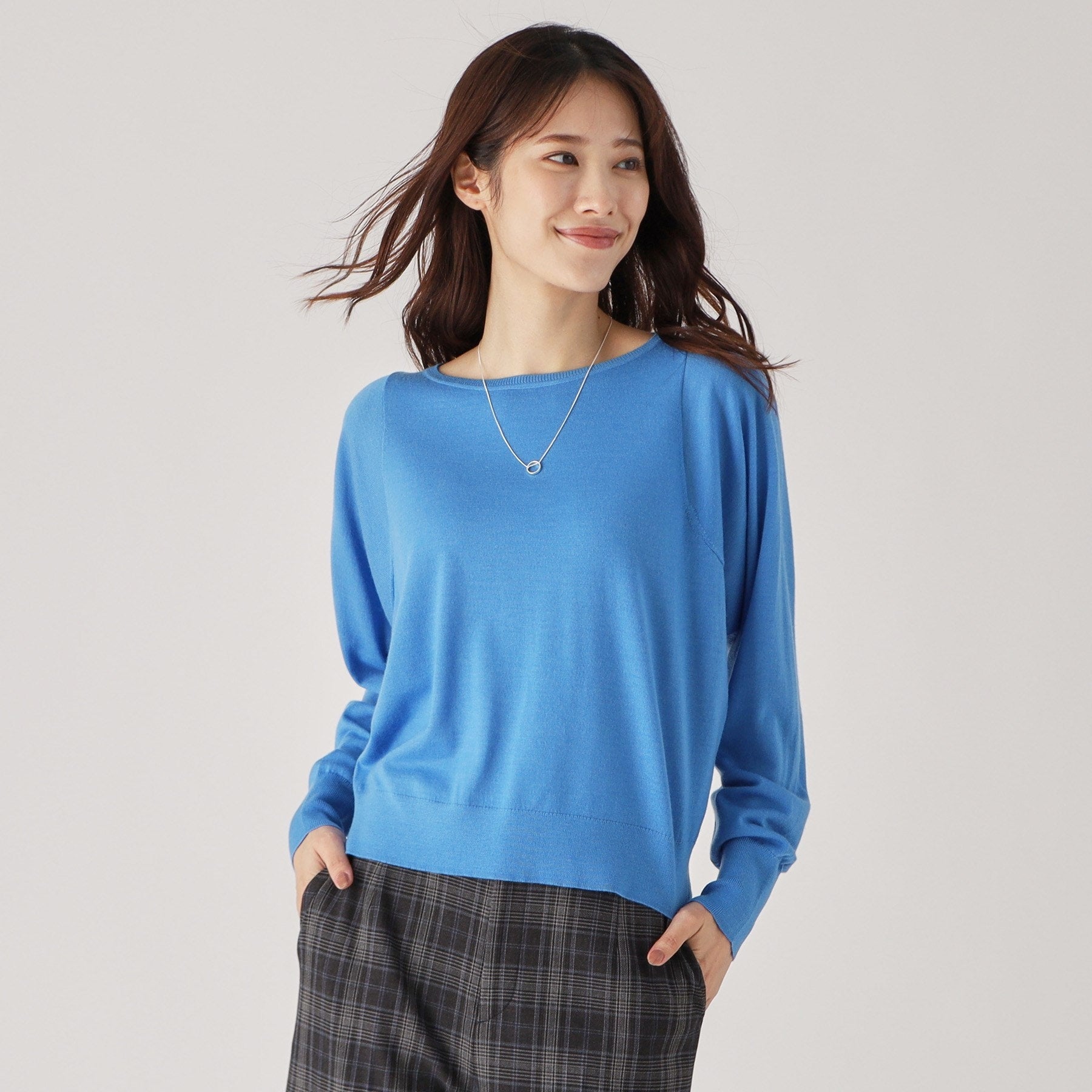 COUP DE CHANCE COUP DE CHANCE 【Cashmere Blend / Smooth and Soft Texture】 A high-gauge knit top that achieves high-quality adult casual style.