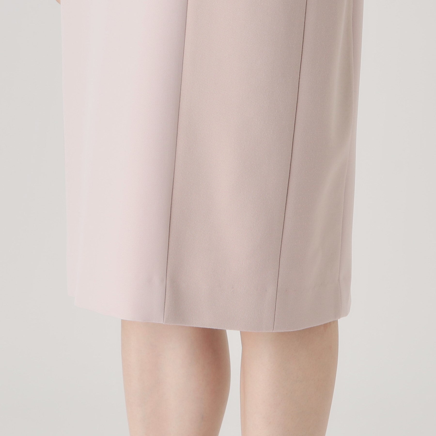 クードシャンス COUP DE CHANCE 【洗える／日本製／通勤／お出かけ】すっきりラインと着用感の良さを叶える配色使いワンピース （ネイビー(594)） ネイビー(594)