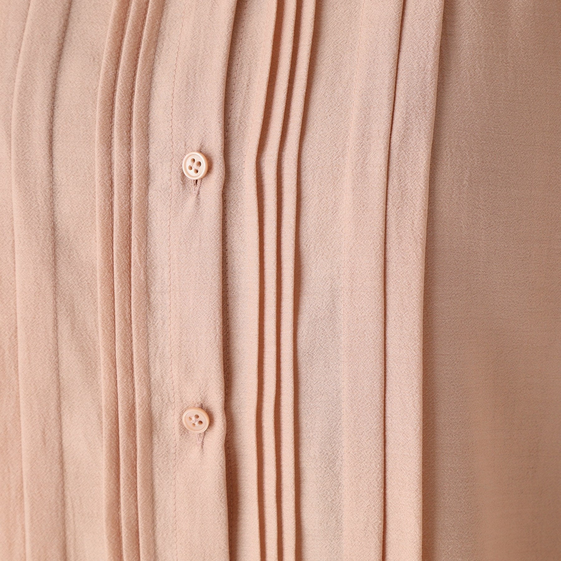 クードシャンス COUP DE CHANCE 【洗える／シアー素材】タックデザインブラウス （ネイビー(094)） ネイビー(094)