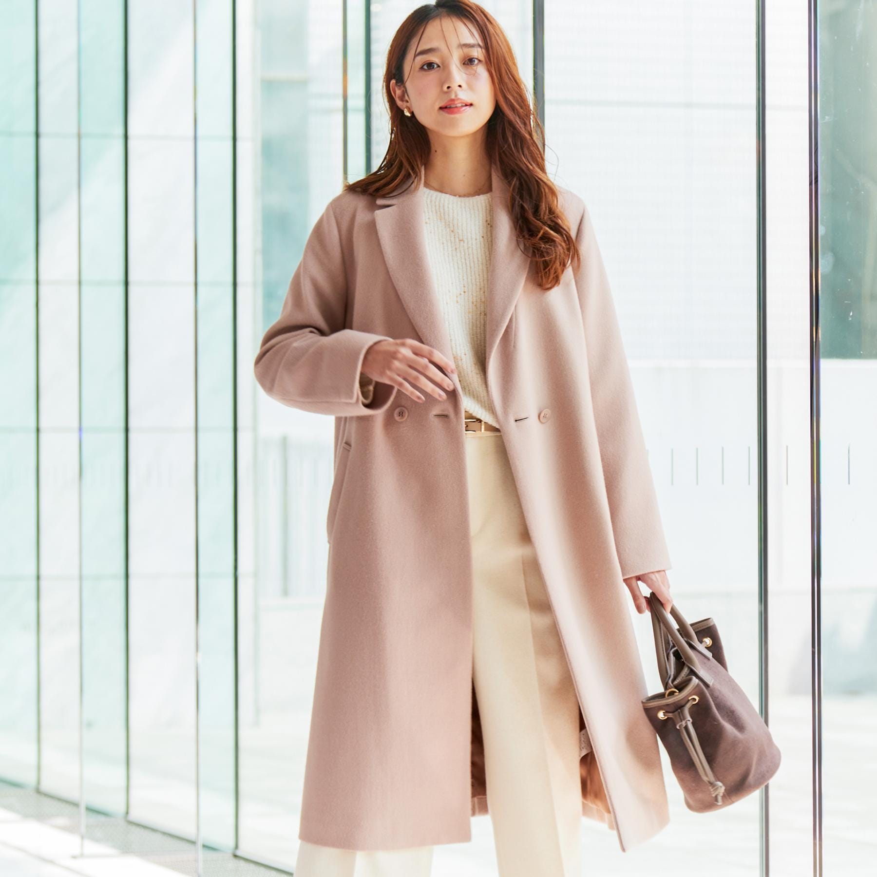 クードシャンス COUP DE CHANCE 【日本製】チェスター風コート （ブラック(019)） ブラック(019)