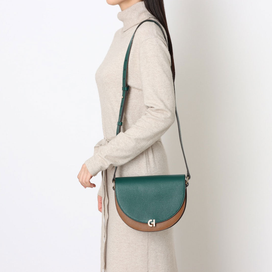 コール ハーン COLE HAAN エビーサドルバッグ womens （レインフォレスト） レインフォレスト