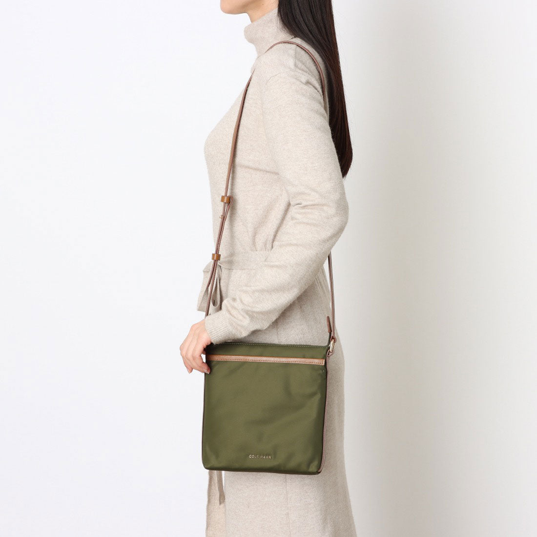コール ハーン COLE HAAN エミリーナイロンクロスボディ womens （オリーブナイト） オリーブナイト