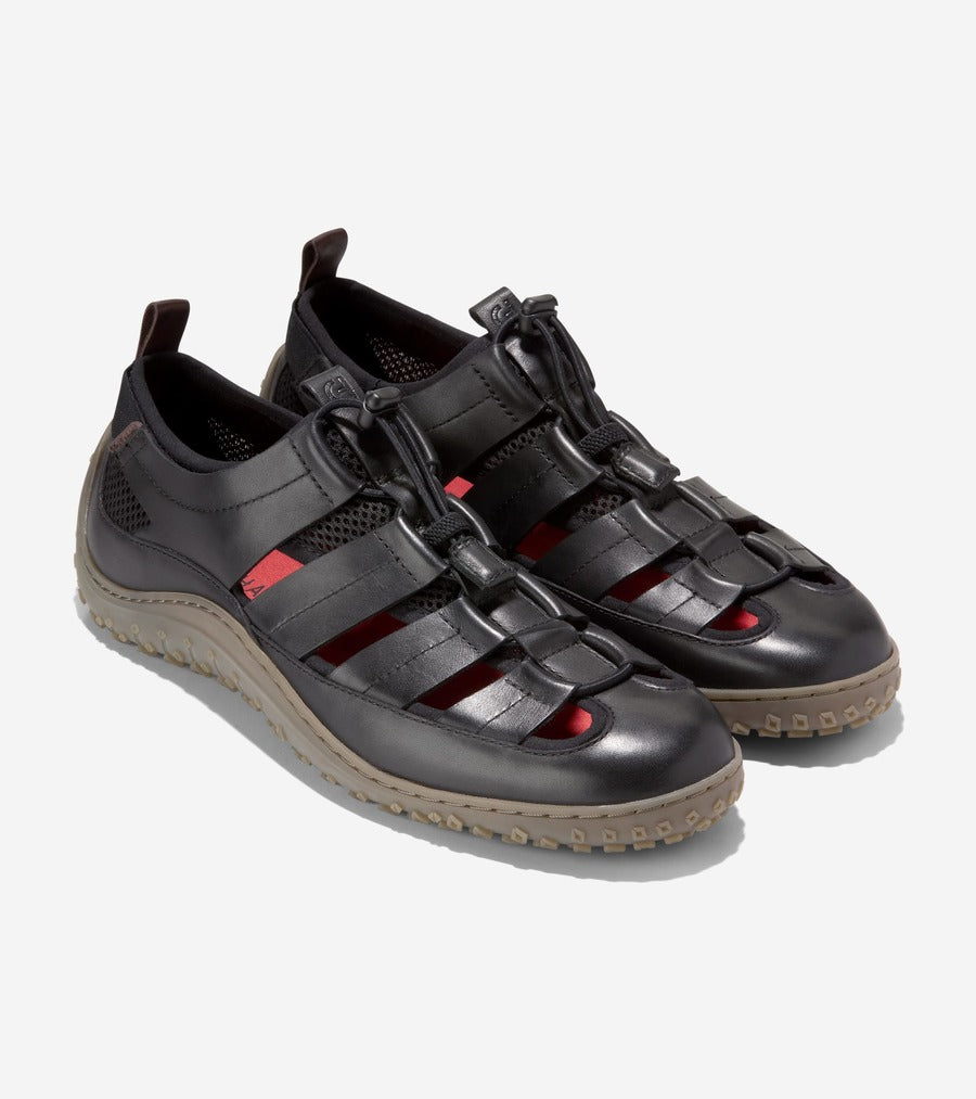 コール ハーン COLE HAAN ゼログランド タイドトレック フィッシャーマン mens （ブラック/ブラック） ブラック/ブラック