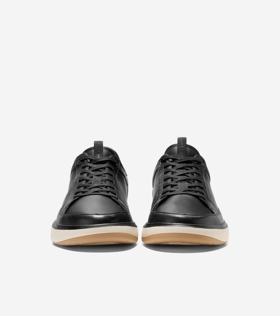 コール ハーン COLE HAAN グランドプロ オールデイ コート スニーカー レザー mens （ブラック/ブリティッシュタン/アイボリー） ブラック/ブリティッシュタン/アイボリー