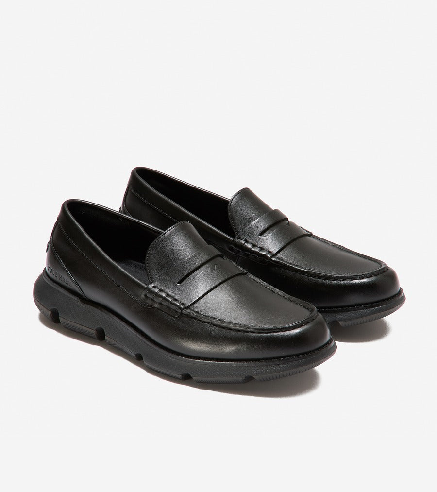 コール ハーン COLE HAAN 4.ゼログランド ペニーローファー mens （ブラック/ブラック） ブラック/ブラック