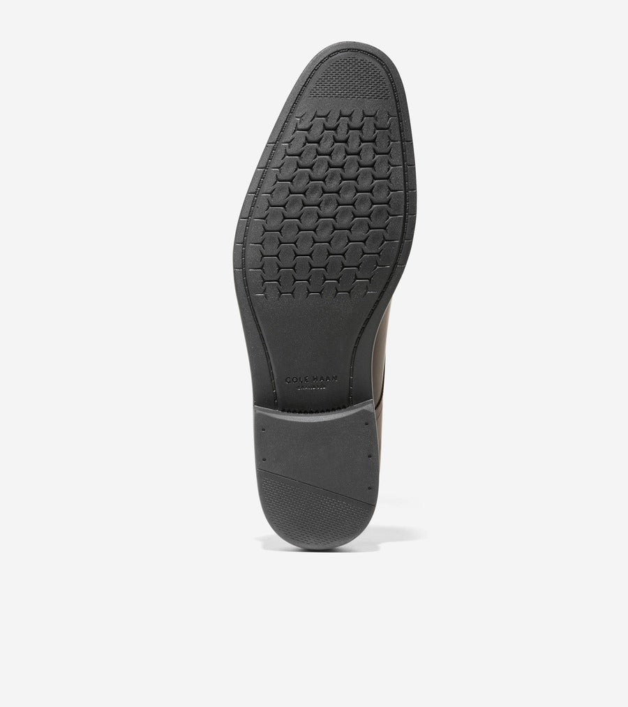 コール ハーン COLE HAAN ハーモン グランド キャップトゥオックスフォード mens （CHダークチョコレート/ブラック ウォーターレジスタント） CHダークチョコレート/ブラック ウォーターレジスタント