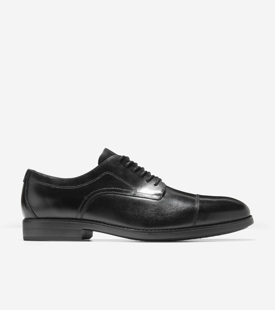 コール ハーン COLE HAAN ハーモン グランド キャップトゥオックスフォード mens （ブラック/ブラック ウォーターレジスタント） ブラック/ブラック ウォーターレジスタント