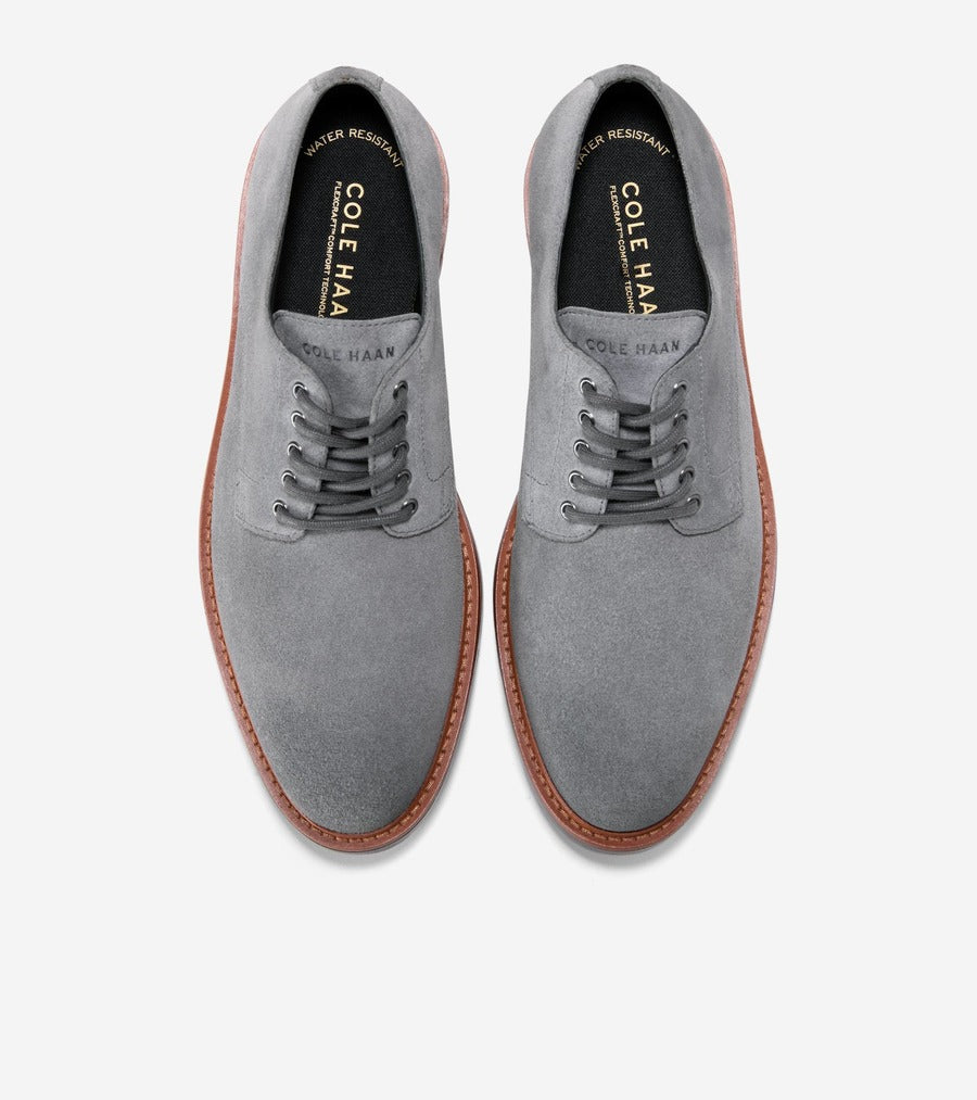 コール ハーン COLE HAAN チェンバレン グランド プレーントゥ オックスフォード mens （クワイエットシェード スエード/ダークブラウン） クワイエットシェード スエード/ダークブラウン