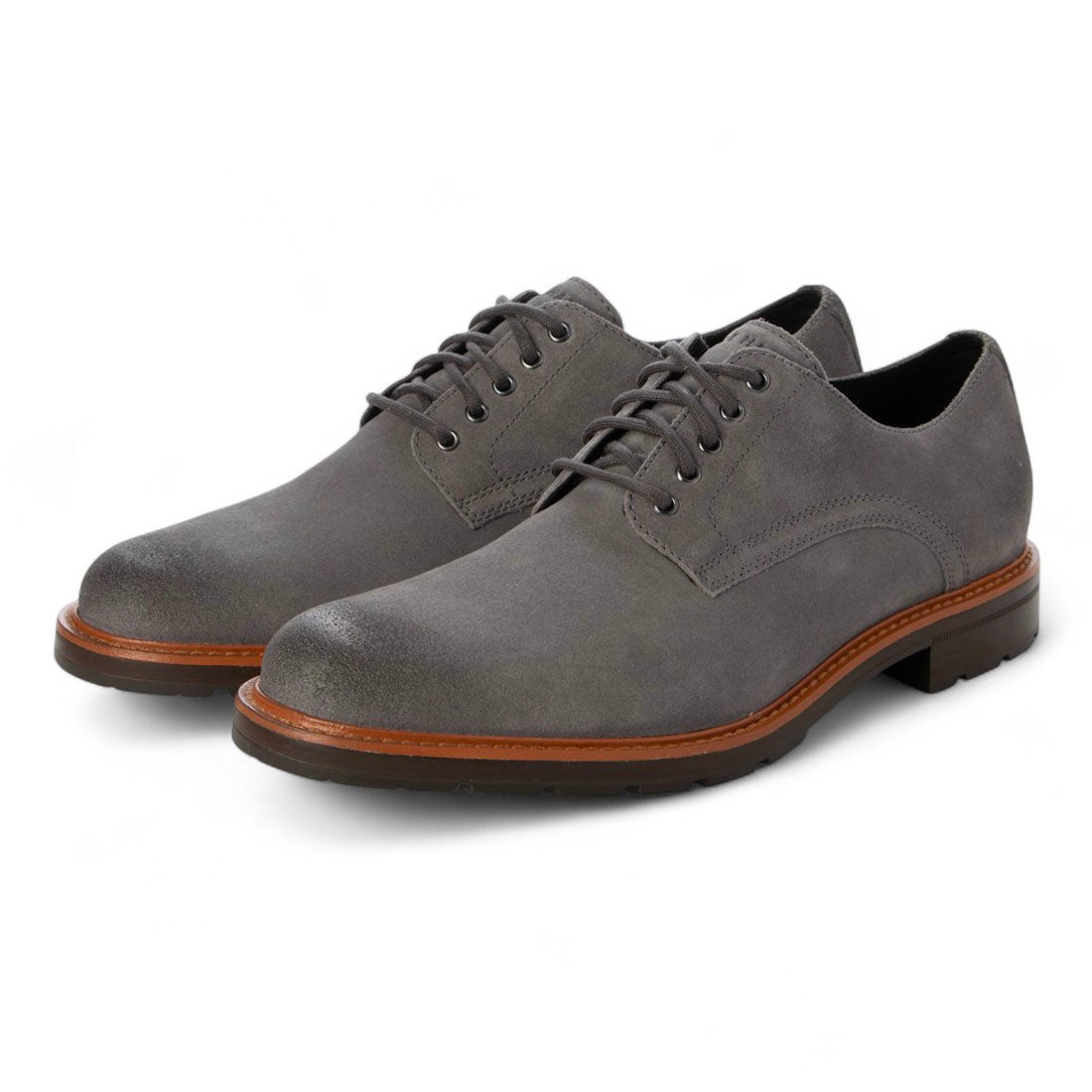 コール ハーン COLE HAAN チェンバレン グランド プレーントゥ オックスフォード mens （クワイエットシェード スエード/ダークブラウン） クワイエットシェード スエード/ダークブラウン