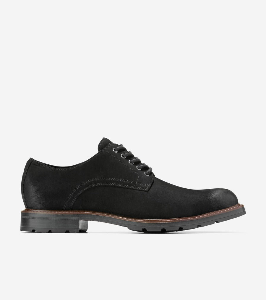 コール ハーン COLE HAAN チェンバレン グランド プレーントゥ オックスフォード mens （ブラック ヌバック/ブラック ウォーターレジスタント） ブラック ヌバック/ブラック ウォーターレジスタント