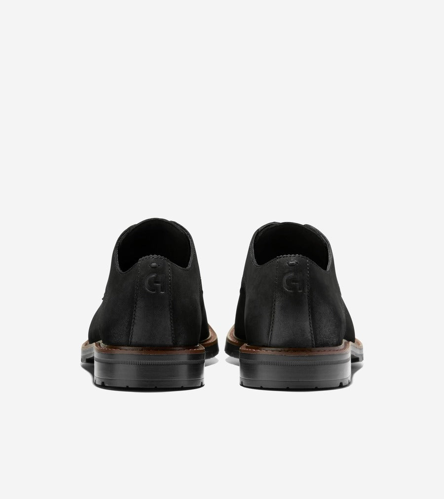 コール ハーン COLE HAAN チェンバレン グランド プレーントゥ オックスフォード mens （ブラック ヌバック/ブラック ウォーターレジスタント） ブラック ヌバック/ブラック ウォーターレジスタント