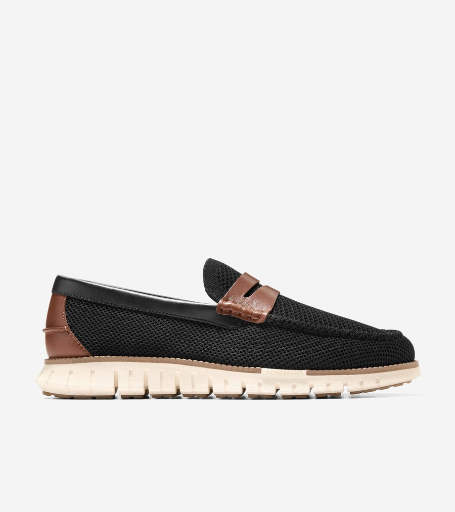 コール ハーン COLE HAAN ゼログランド リマスタード スティッチライト ローファー mens （ブラック/ブリティッシュタン/アイボリー） ブラック/ブリティッシュタン/アイボリー