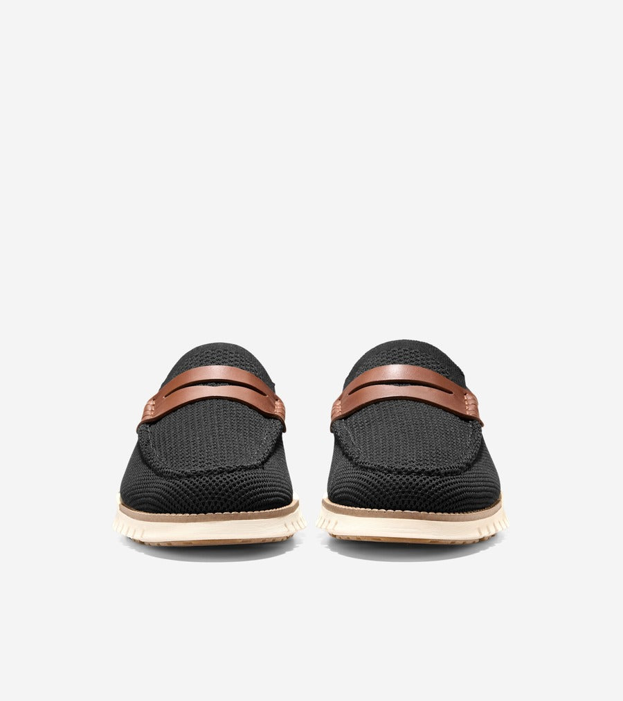 コール ハーン COLE HAAN ゼログランド リマスタード スティッチライト ローファー mens （ブラック/ブリティッシュタン/アイボリー） ブラック/ブリティッシュタン/アイボリー