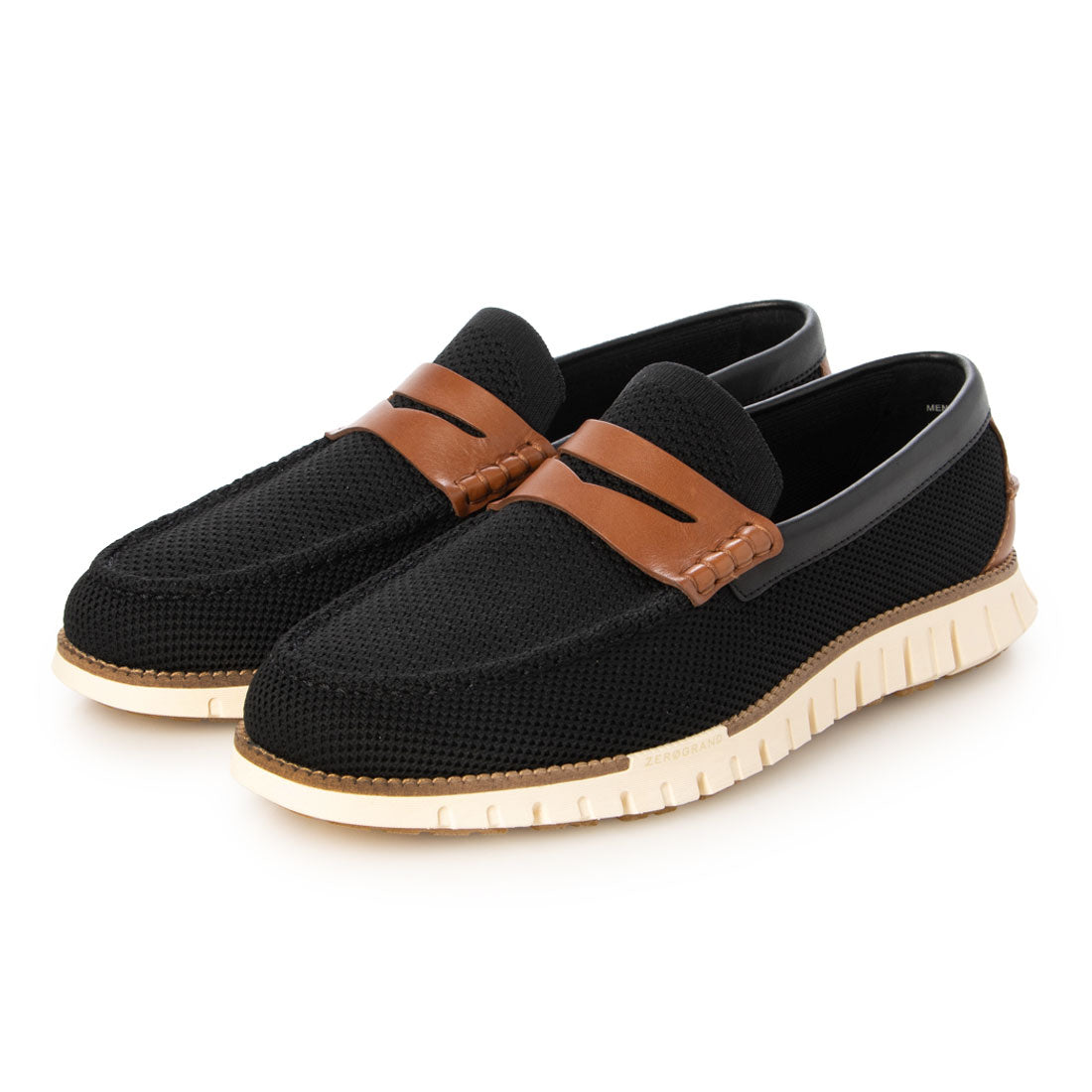 コール ハーン COLE HAAN ゼログランド リマスタード スティッチライト ローファー mens （ブラック/ブリティッシュタン/アイボリー） ブラック/ブリティッシュタン/アイボリー