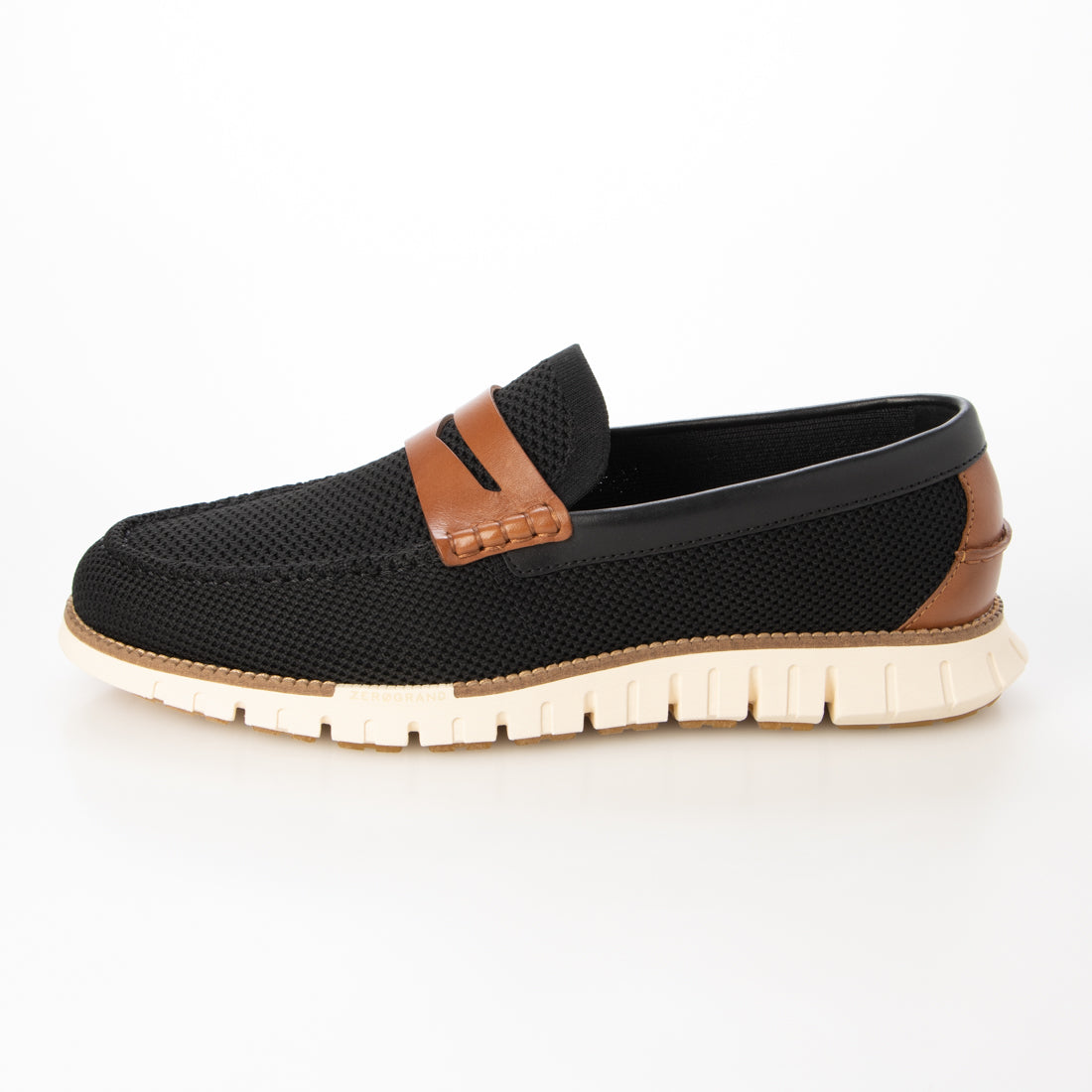コール ハーン COLE HAAN ゼログランド リマスタード スティッチライト ローファー mens （ブラック/ブリティッシュタン/アイボリー） ブラック/ブリティッシュタン/アイボリー