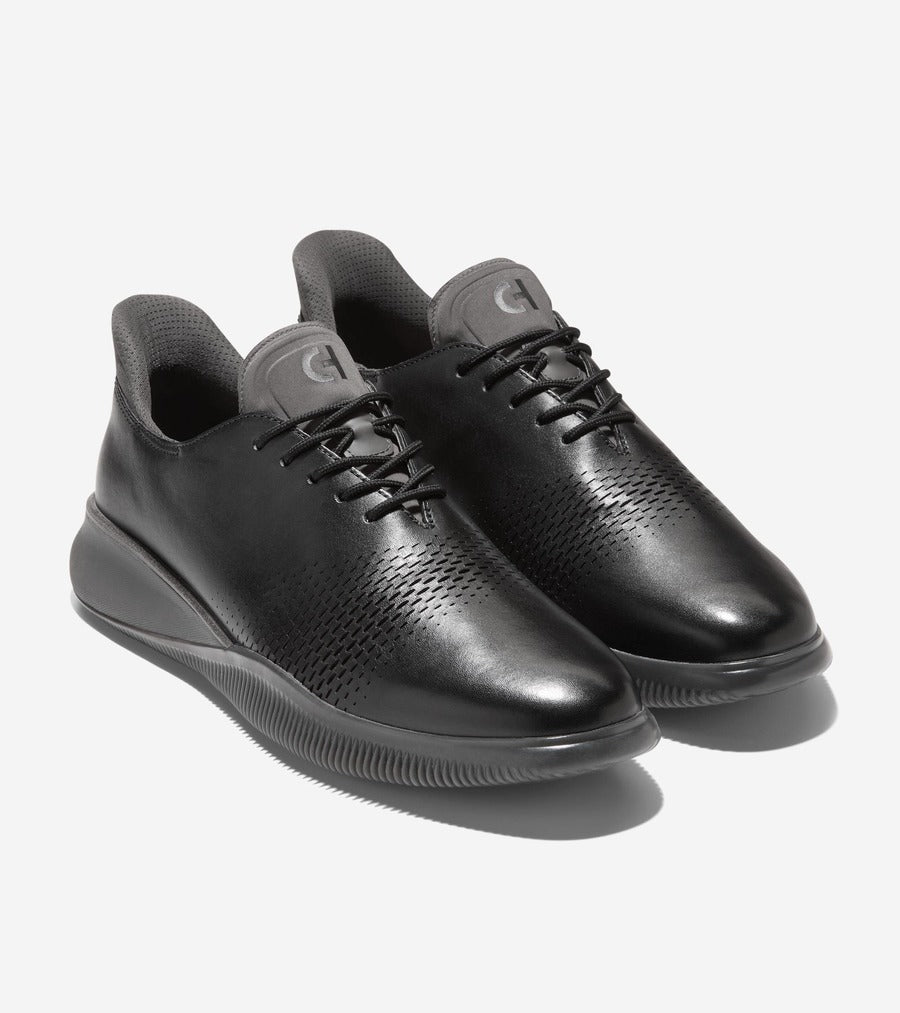 コール ハーン COLE HAAN 6.ゼログランド レーザー クイックオン オックスフォード mens （ブラック/レイヴン） ブラック/レイヴン
