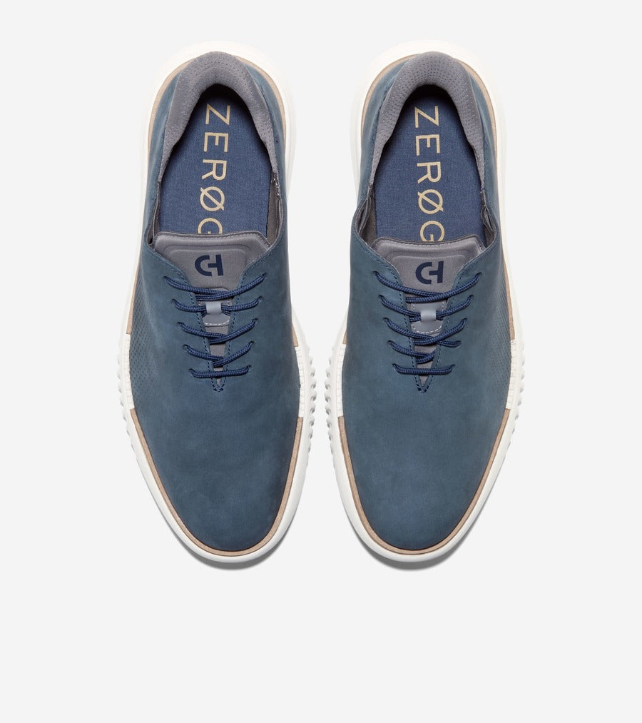 コール ハーン COLE HAAN 2,ゼログランド EVO レーザー クイックオン オックスフォード mens （ネイビーブレザーヌバック/キャッスルロック/アイボリー） ネイビーブレザーヌバック/キャッスルロック/アイボリー