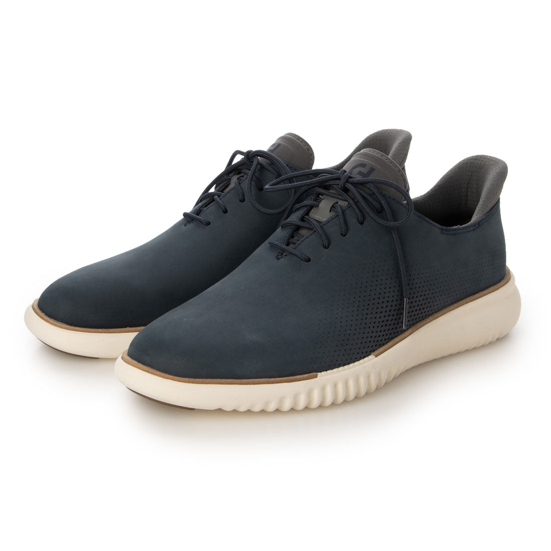 コール ハーン COLE HAAN 2,ゼログランド EVO レーザー クイックオン オックスフォード mens （ネイビーブレザーヌバック/キャッスルロック/アイボリー） ネイビーブレザーヌバック/キャッスルロック/アイボリー