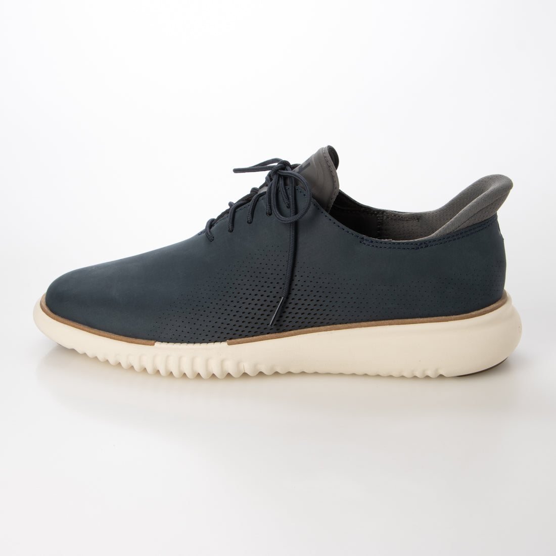 コール ハーン COLE HAAN 2,ゼログランド EVO レーザー クイックオン オックスフォード mens （ネイビーブレザーヌバック/キャッスルロック/アイボリー） ネイビーブレザーヌバック/キャッスルロック/アイボリー