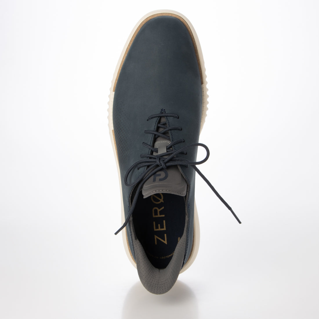 コール ハーン COLE HAAN 2,ゼログランド EVO レーザー クイックオン オックスフォード mens （ネイビーブレザーヌバック/キャッスルロック/アイボリー） ネイビーブレザーヌバック/キャッスルロック/アイボリー