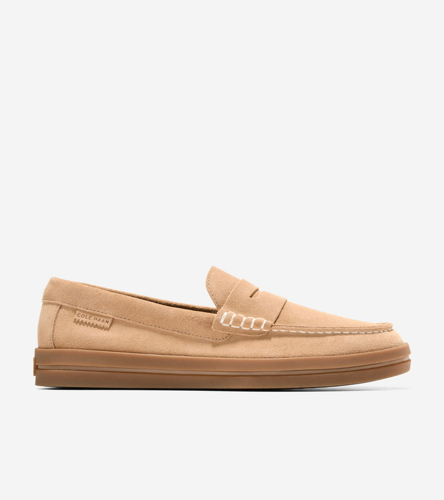 コール ハーン COLE HAAN ピンチ ロングウィークエンダー ペニー ローファー mens （CHバクホウィート スエード/ガム） CHバクホウィート スエード/ガム